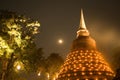 Buddhist stupa in Sukhothai