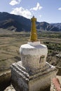 Buddhist stupa at Yungbulakang Palace - Tibet