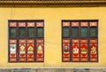 Buddhist sujets as window decoration