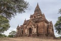 Buddhist temple of Bagan, Myanmar, Burma Royalty Free Stock Photo