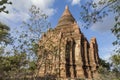Buddhist temple in Bagan, Myanmar, Burma Royalty Free Stock Photo