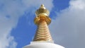 Golden minaret in a buddhist temple