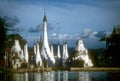 Buddhist Temple, built on Inle Lake Royalty Free Stock Photo