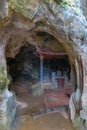 A buddhist temple in a cave, Ninh Binh Province, Northern Vietnam
