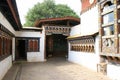 buddhist temple (chimi lhakhang) in lobesa (bhutan)