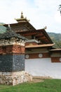 buddhist temple (chimi lhakhang) in lobesa (bhutan)