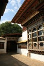 buddhist temple (chimi lhakhang) in lobesa (bhutan)