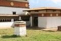 buddhist temple (chimi lhakhang) in lobesa (bhutan)