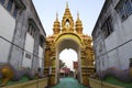 Buddhist Temple Arch Entrance Gate Chiang Kong Thai Laos Border
