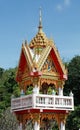 Buddhist temple gable Royalty Free Stock Photo