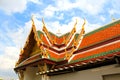 Buddhist temple gable