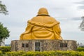 Buddhist temple with giant Buddha statue in Foz do iguacu