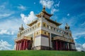 Buddhist temple Golden Abode of Buddha Shakyamuni in Elista, Republic of Kalmykia, Russia Royalty Free Stock Photo