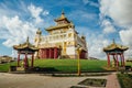 Buddhist temple Golden Abode of Buddha Shakyamuni in Elista, Republic of Kalmykia, Russia Royalty Free Stock Photo