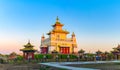 Buddhist temple Golden Abode of Buddha Shakyamuni in Elista, Republic of Kalmykia, Russia Royalty Free Stock Photo