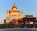 Buddhist temple Golden Abode of Buddha Shakyamuni in Elista, Republic of Kalmykia, Russia Royalty Free Stock Photo