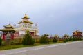 Buddhist temple Golden Abode of Buddha Shakyamuni in Elista, Republic of Kalmykia, Russia Royalty Free Stock Photo