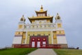 Buddhist temple Golden Abode of Buddha Shakyamuni in Elista, Republic of Kalmykia, Russia Royalty Free Stock Photo