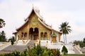 Buddhist Temple at Haw Kham (Royal Palace) complex in Luang Prabang (Laos) Royalty Free Stock Photo