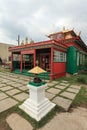 Buddhist temple. Ivolginsky Datsan, Republic of Buryatia,