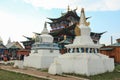 Buddhist temple. Ivolginsky Datsan, Republic of Buryatia, Russia