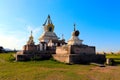 Buddhist Temple at Karakorum Monastery Mongolia Royalty Free Stock Photo