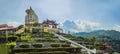 Buddhist temple Kek Lok Si in Penang, Malaysia, Georgetown Royalty Free Stock Photo