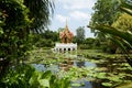 Buddhist temple in the lake Royalty Free Stock Photo