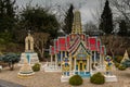 Buddhist temple made of Lego Royalty Free Stock Photo