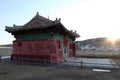 Buddhist temple, Mongolia Royalty Free Stock Photo