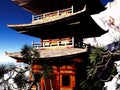 Buddhist temple in mountains