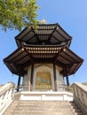 The Buddhist temple peace pagoda in London& x27;s Battersea park