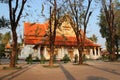 buddhist temple (pha that foun) in vientiane (laos) Royalty Free Stock Photo