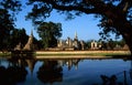 Buddhist temple ruin Royalty Free Stock Photo