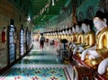 Buddhist Temple on Sagaing hill, Myanmar