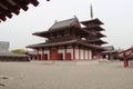 buddhist temple (shitenno-ji) in oska (japan)