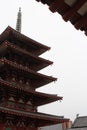 buddhist temple (shitenno-ji) in oska (japan)