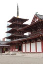 buddhist temple (shitenno-ji) in oska (japan)