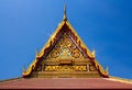 Buddhist Temple sky temple gable Royalty Free Stock Photo