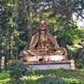 Buddhist temple and statue in Thailand