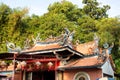 Buddhist temple Thai Pak Koong Temple Tanjung Tokong at Pantai Tanjung Beach