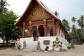buddhist temple (wat aham) in luang prabang (laos)