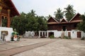 buddhist temple (wat aham) in luang prabang (laos) Royalty Free Stock Photo