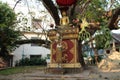 buddhist temple (wat aham) in luang prabang (laos) Royalty Free Stock Photo