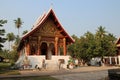 buddhist temple (wat aham) in luang prabang (laos) Royalty Free Stock Photo