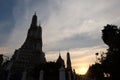 Buddhist temple Wat Arun in the evening
