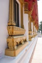 Asian architecture pattern. Buddhist temple.