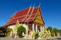 Buddhist Temple Wat pagoda in Thailand, thai traditional religious arcitecture