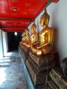 Buddhist temple, Wat Pho in Bangkok ,Asia Thailand