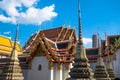 Buddhist temple Wat Phra Chetuphon Wat Pho exterior in Bangkok, Thailand